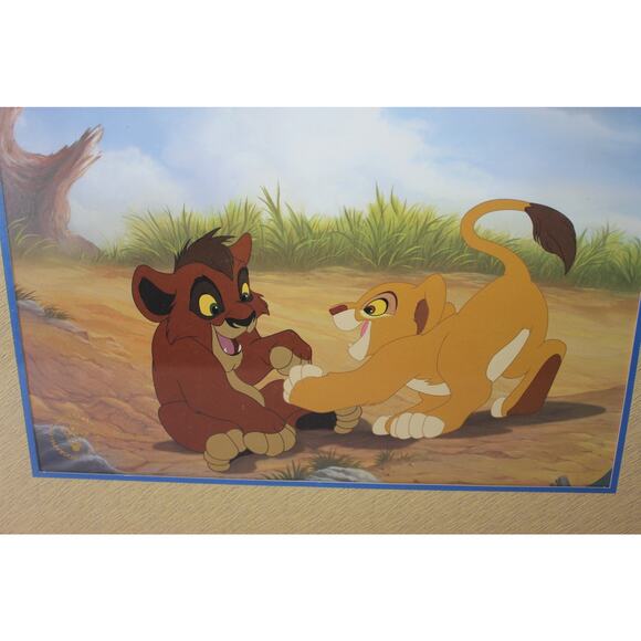 Disney Lion King II Simba’s Pride Commemorative Lithograph Disney Store - Picture 2 of 3